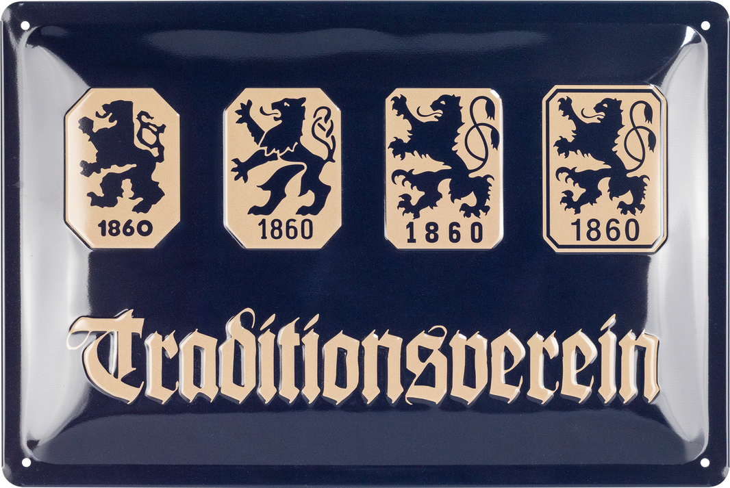 Blechschild Traditionsverein