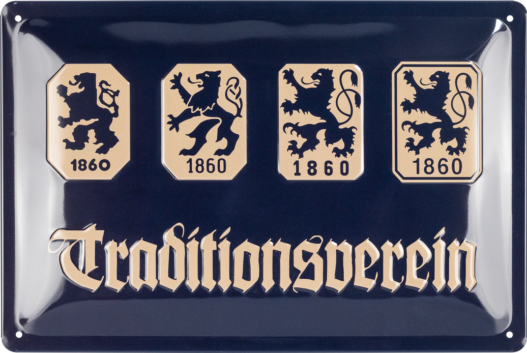 Blechschild Traditionsverein