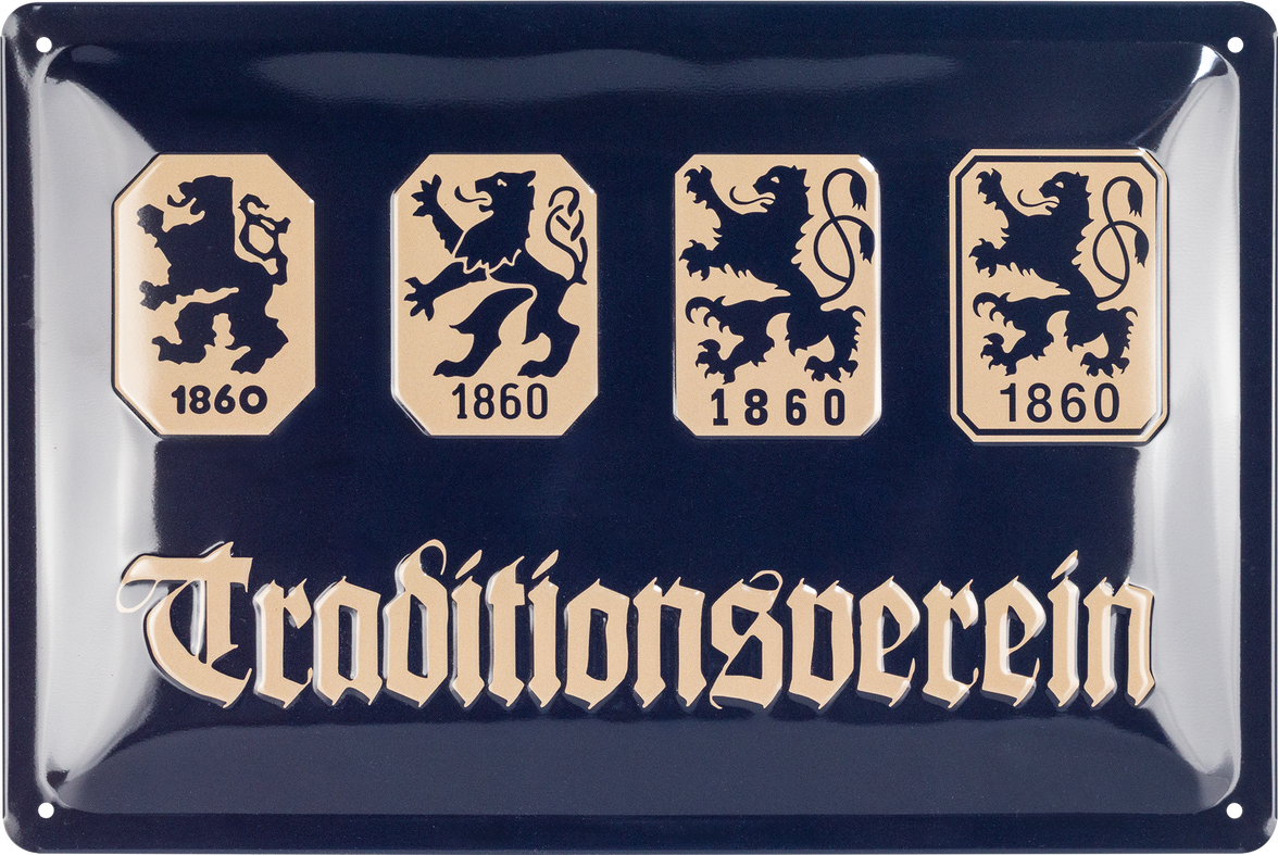 Blechschild Traditionsverein