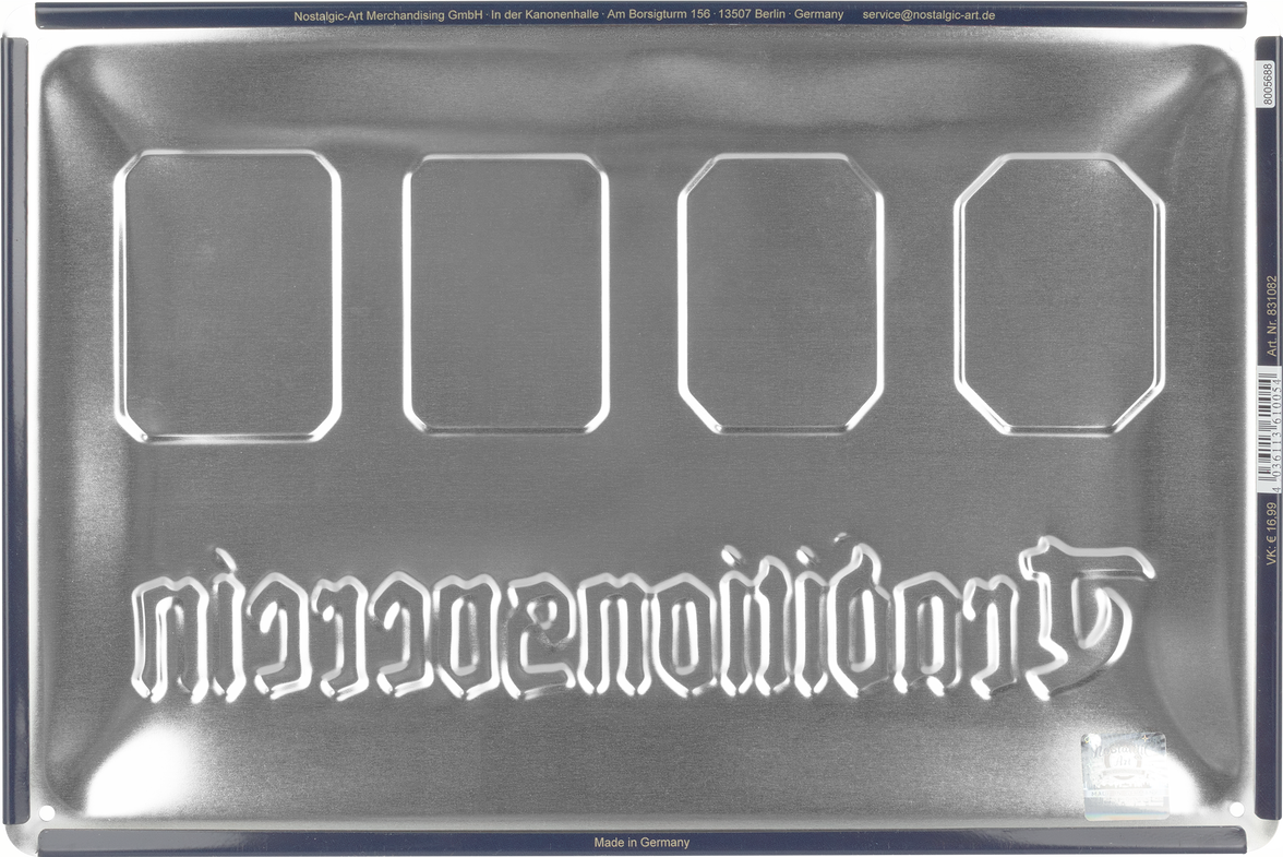 Blechschild Traditionsverein