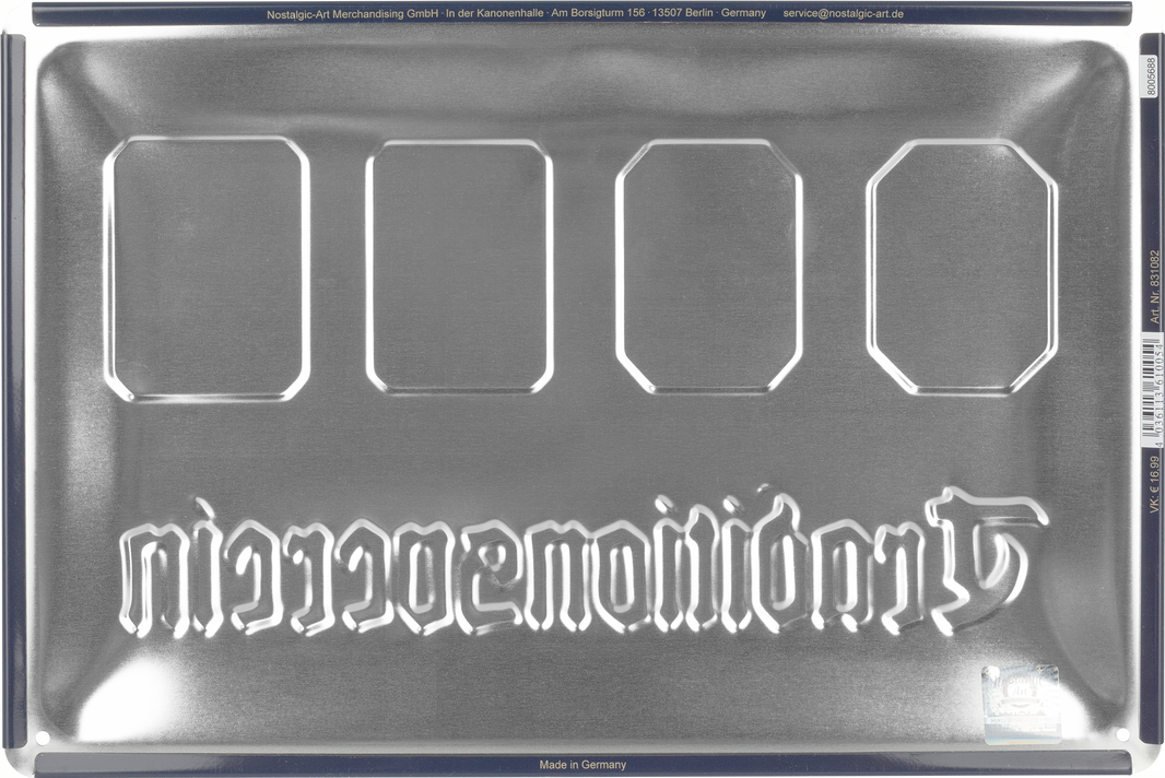 Blechschild Traditionsverein