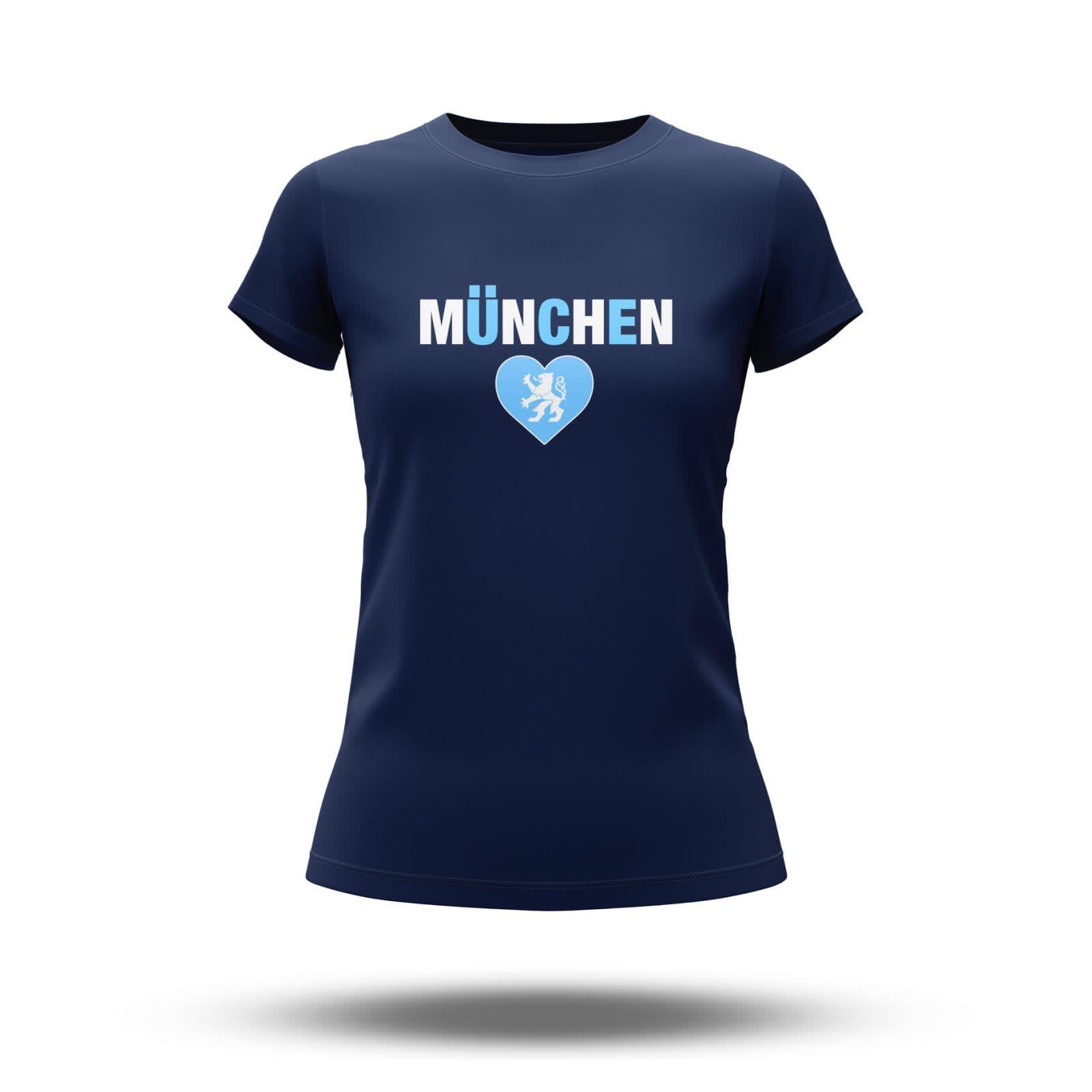 Lady T-Shirt München Herz