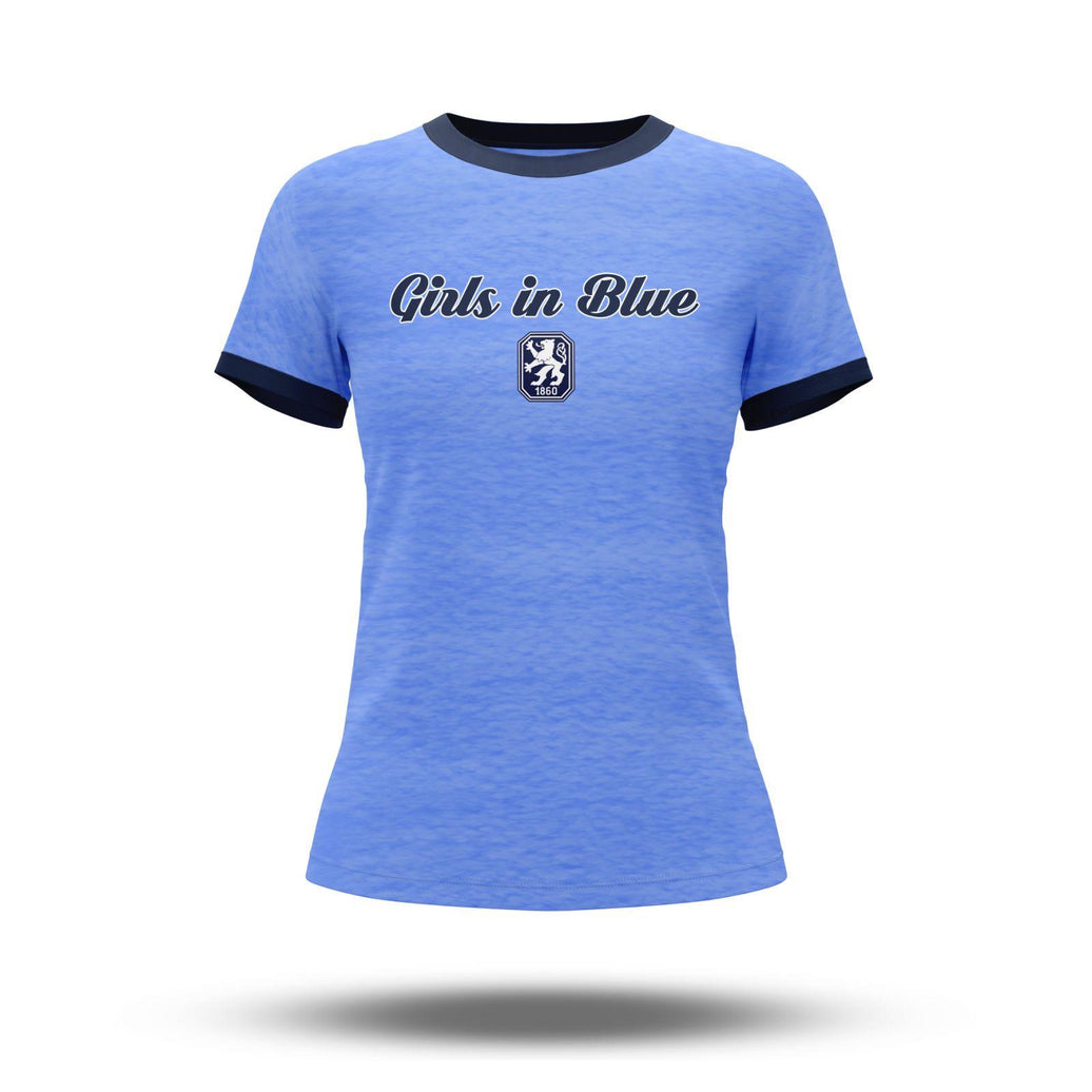 Lady T-Shirt Girls in Blue