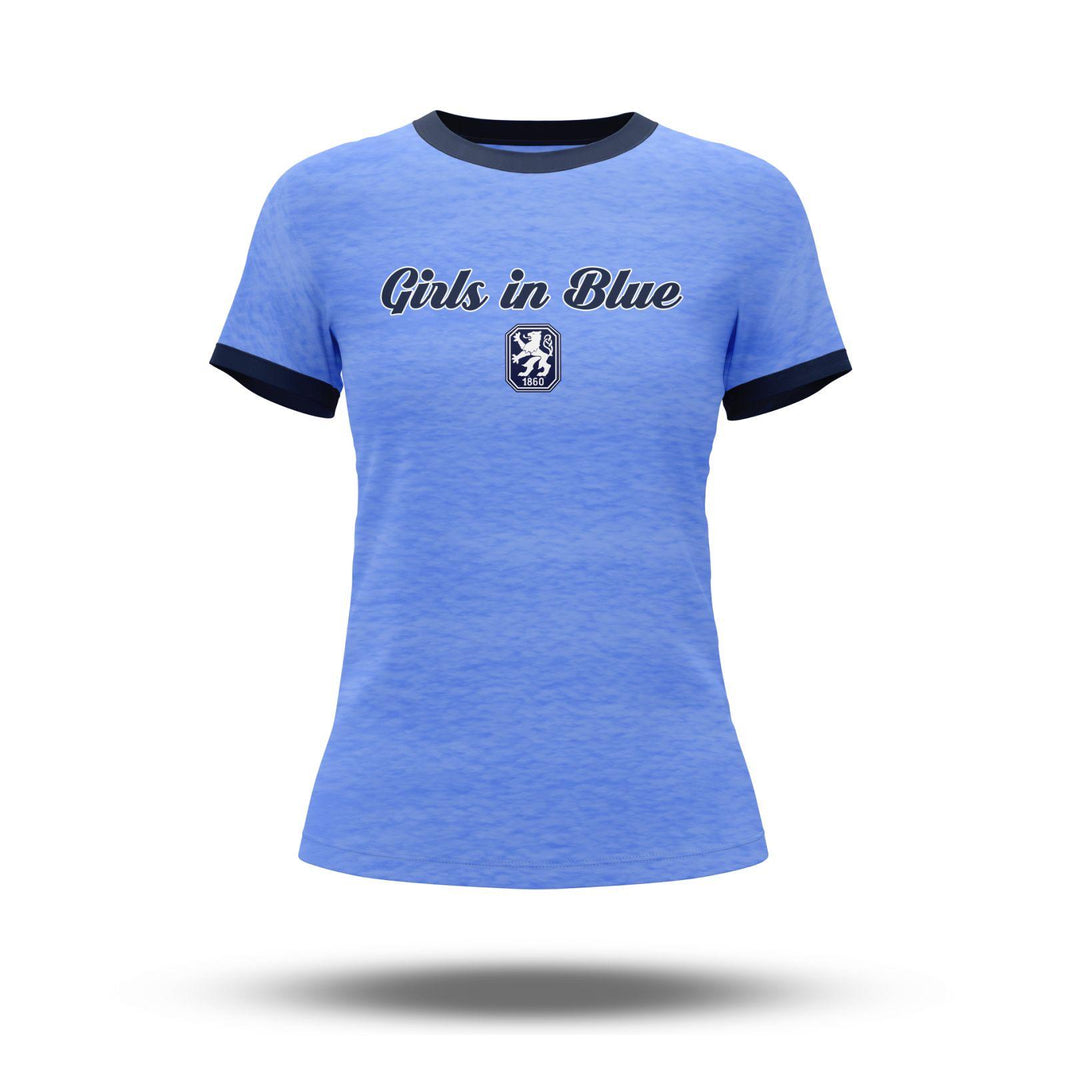 Lady T-Shirt Girls in Blue