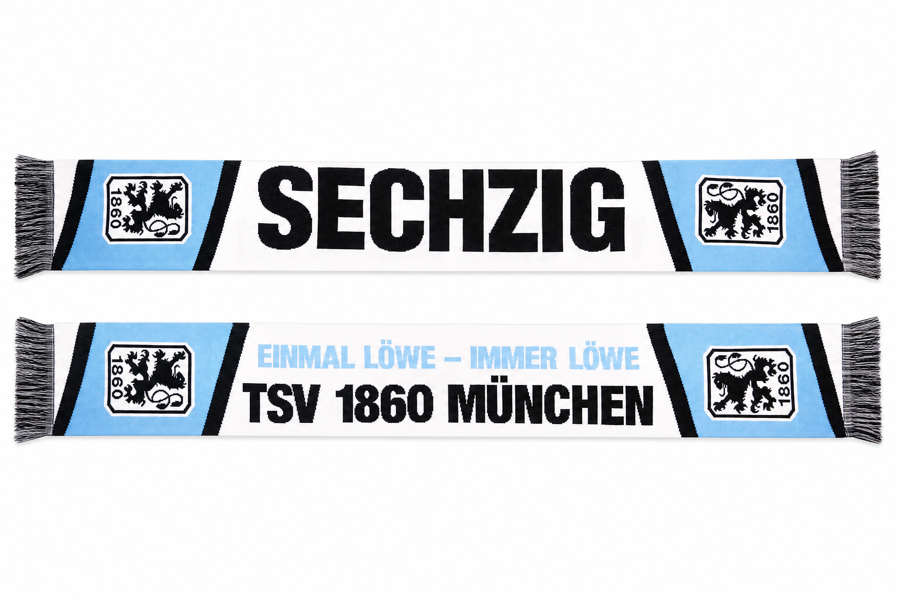 Schal TSV 1860 München weiß/hellblau